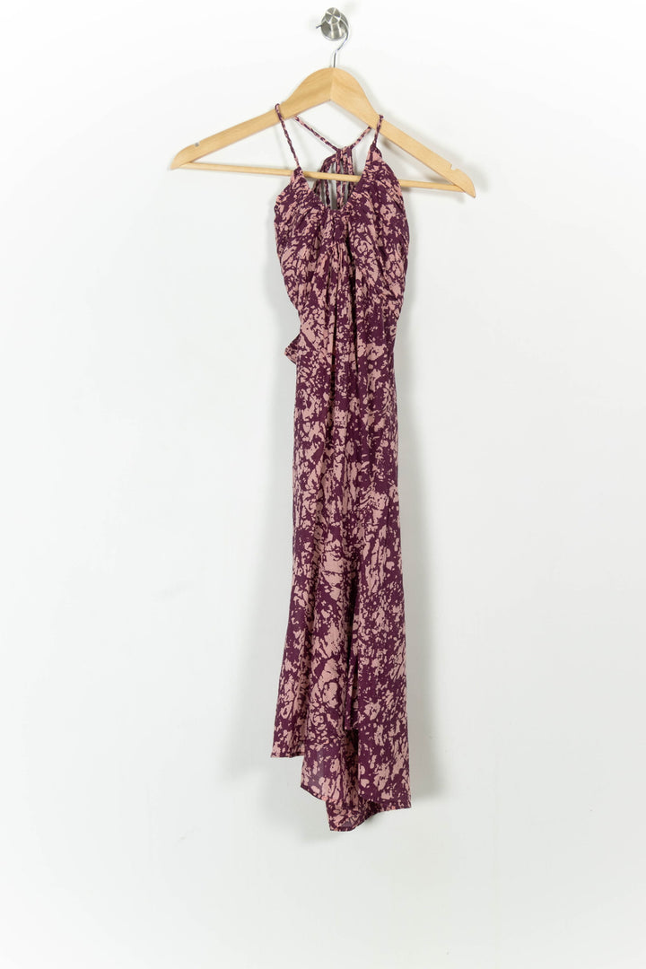 Robe Courte Violette et Rose - Taille L/40 de la marque Galeries Lafayette | PARAD45056 - Vendu par Paradigme - Image 2