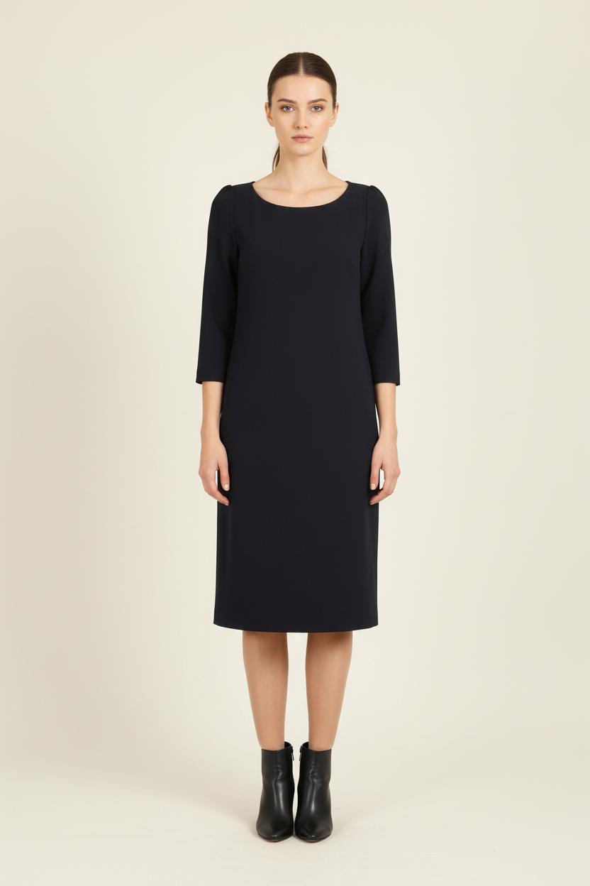 Robe Droite Bleue - Taille S/36 de la marque Claudie Pierlot | PARAD45066 - Vendu par Paradigme - Image 1