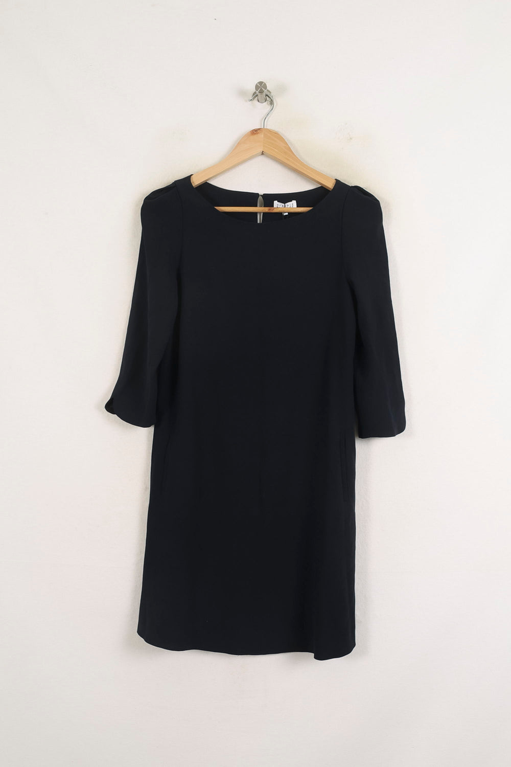 Robe Droite Bleue - Taille S/36 de la marque Claudie Pierlot | PARAD45066 - Vendu par Paradigme - Image 2