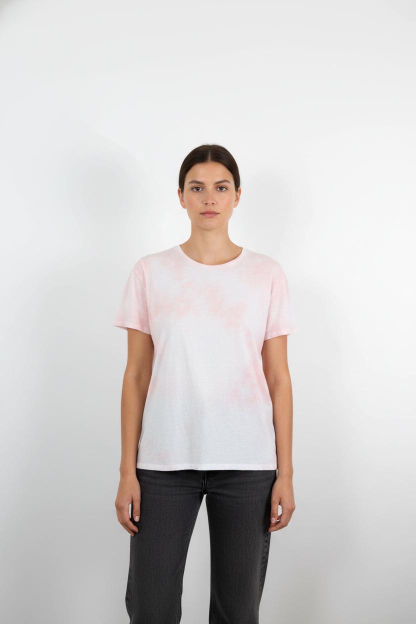 Tee-shirt Blanc et Rose - Taille M/38