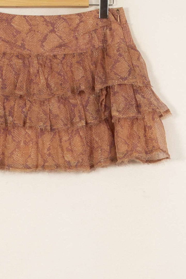 Jupe Volantée Rose - Taille L/40 de la marque Zadig&Voltaire | PARAD45091 - Vendu par Paradigme - Image 3