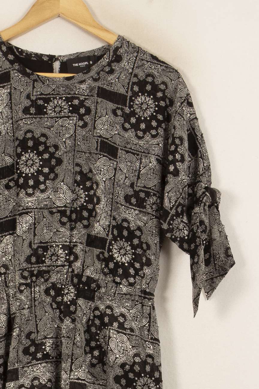 Robe Noire et Grise - Taille L/40 de la marque The Kooples | PARAD45092 - Vendu par Paradigme - Image 3