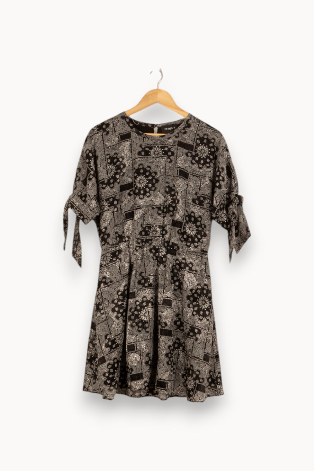 Robe Noire et Grise - Taille L/40 de la marque The Kooples | PARAD45092 - Vendu par Paradigme - Image 2