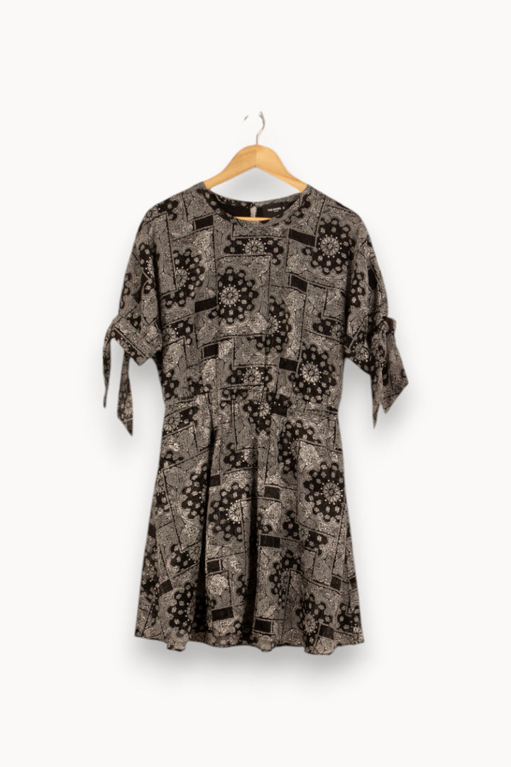 Robe Noire et Grise - Taille L/40 de la marque The Kooples | PARAD45092 - Vendu par Paradigme - Image 2