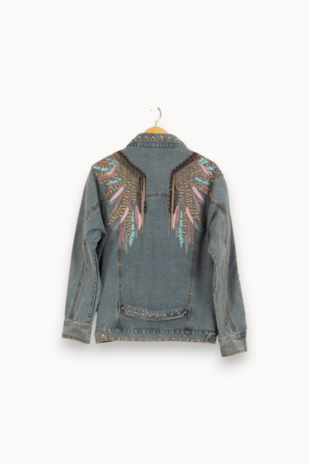 Veste en Jean Bleue - Taille L/40 de la marque Zadig&Voltaire | PARAD45093 - Vendu par Paradigme - Image 4