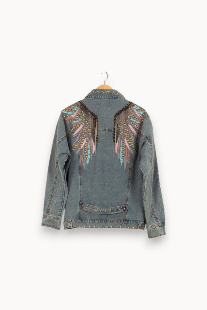 Veste en Jean Bleue - Taille L/40 de la marque Zadig&Voltaire | PARAD45093 - Vendu par Paradigme - Image 4