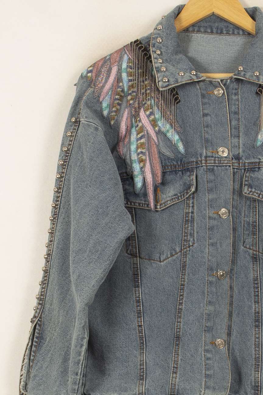 Veste en Jean Bleue - Taille L/40 de la marque Zadig&Voltaire | PARAD45093 - Vendu par Paradigme - Image 3