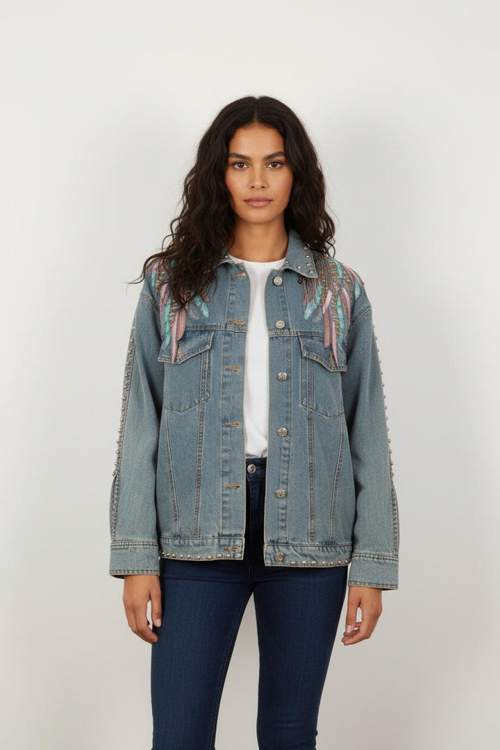 Veste en Jean Bleue - Taille L/40