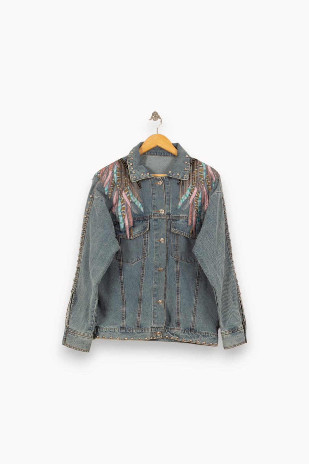 Veste en Jean Bleue - Taille L/40 de la marque Zadig&Voltaire | PARAD45093 - Vendu par Paradigme - Image 2