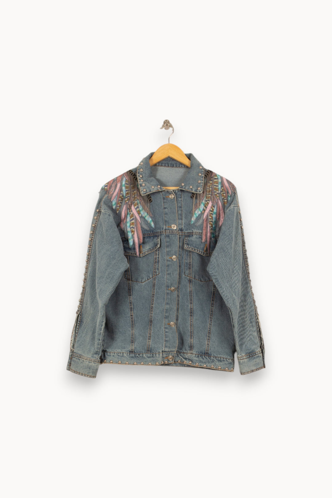 Veste en Jean Bleue - Taille L/40 de la marque Zadig&Voltaire | PARAD45093 - Vendu par Paradigme - Image 2
