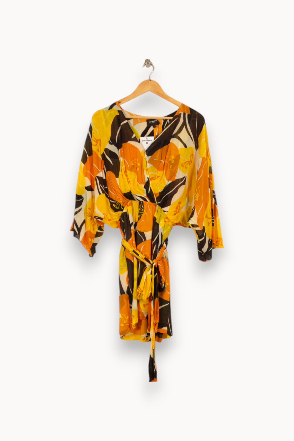 Robe Portefeuille Multicolore - Taille L/40 de la marque The Kooples | PARAD45094 - Vendu par Paradigme - Image 2