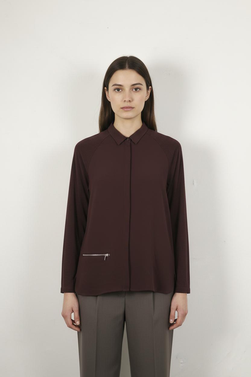 Chemise Marron - Taille M/38
