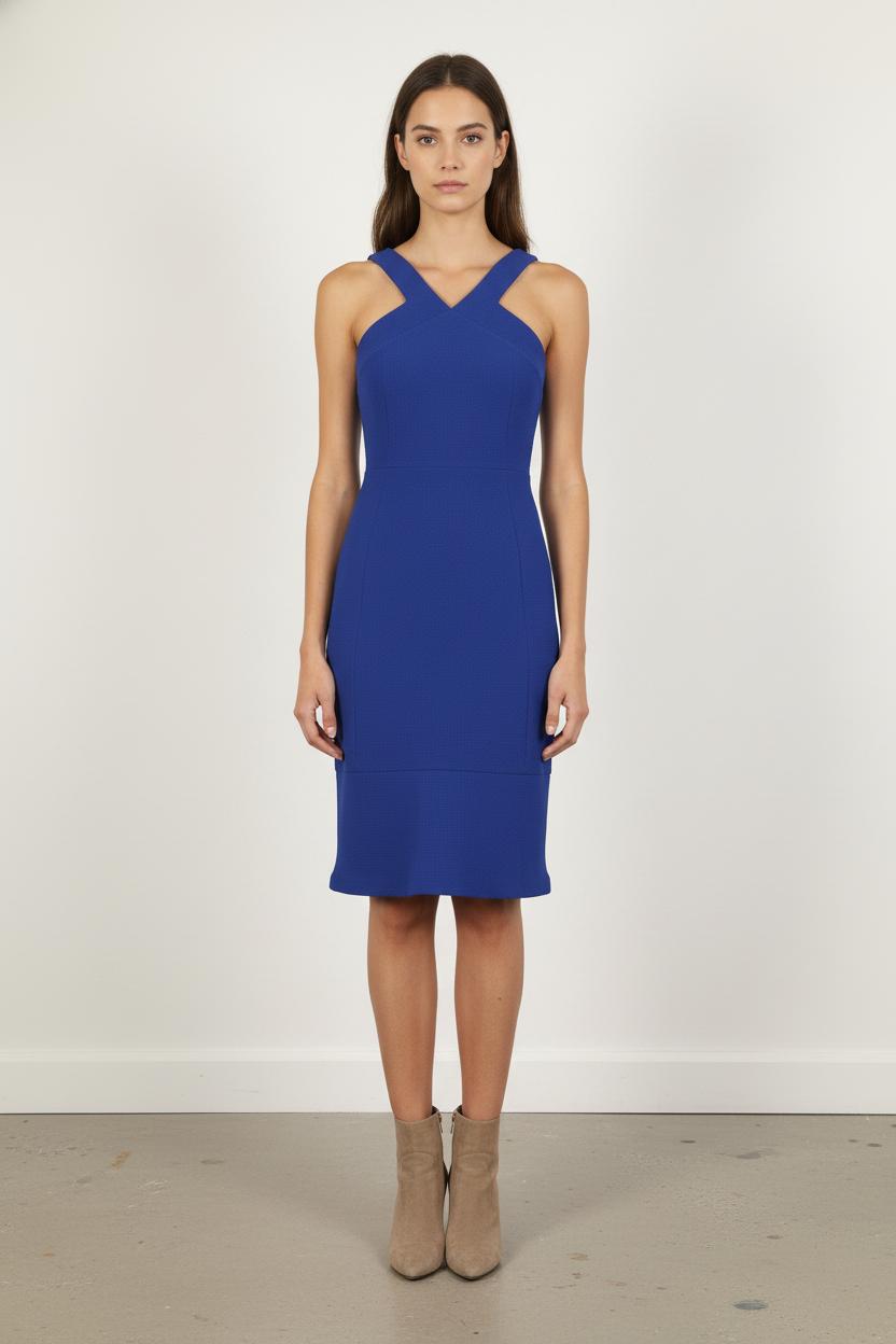 Robe Midi Bleue - Taille L/40