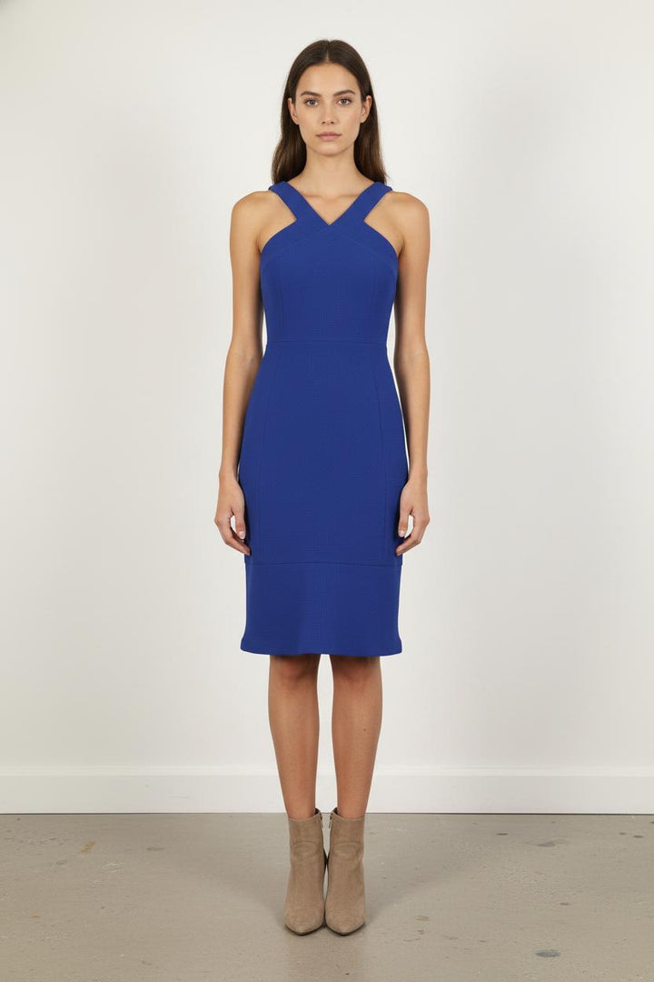 Robe Midi Bleue - Taille L/40