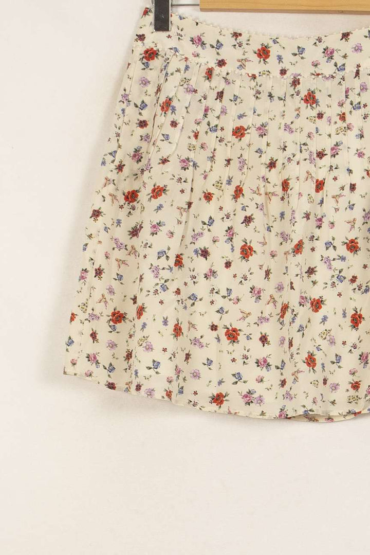 Jupe Courte Blanche et Fleurie - Taille S/36 de la marque The Kooples | PARAD45101 - Vendu par Paradigme - Image 3