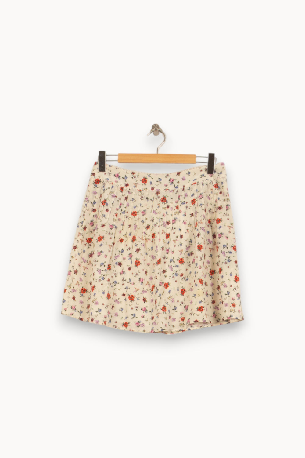 Jupe Courte Blanche et Fleurie - Taille S/36 de la marque The Kooples | PARAD45101 - Vendu par Paradigme - Image 2