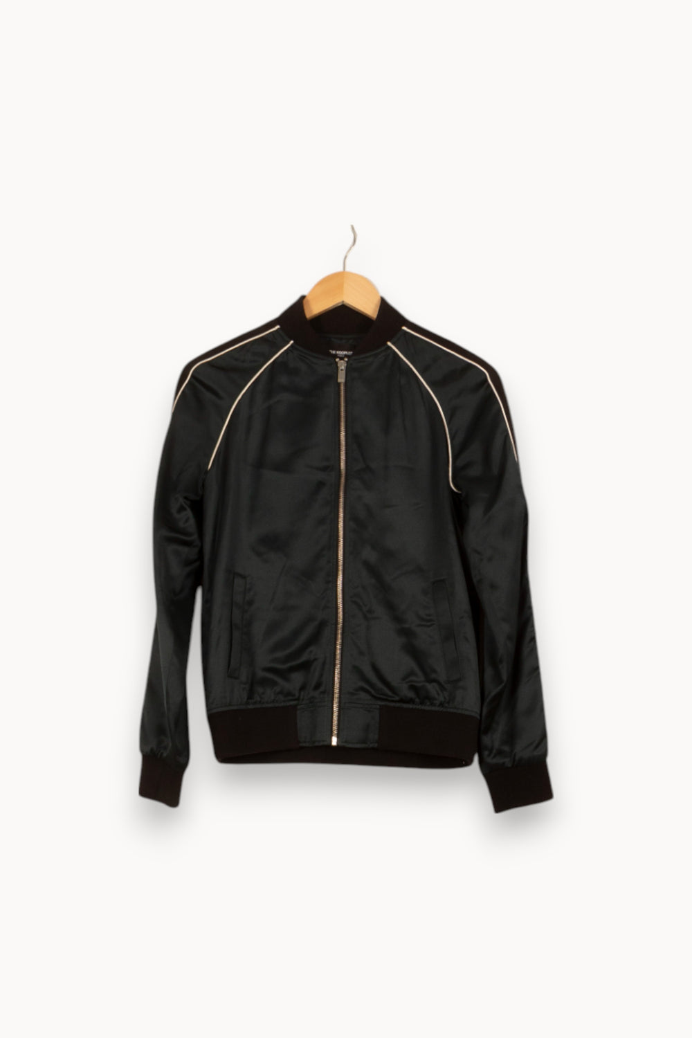 Blouson Noir - Taille S/36 de la marque The Kooples | PARAD45103 - Vendu par Paradigme - Image 2