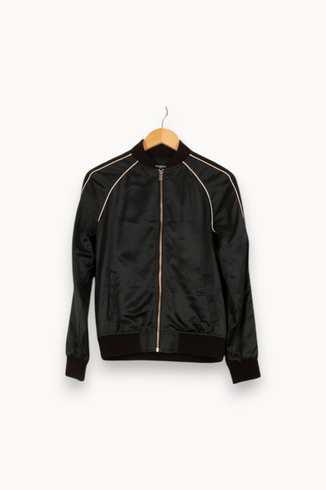 Blouson Noir - Taille S/36 de la marque The Kooples | PARAD45103 - Vendu par Paradigme - Image 2