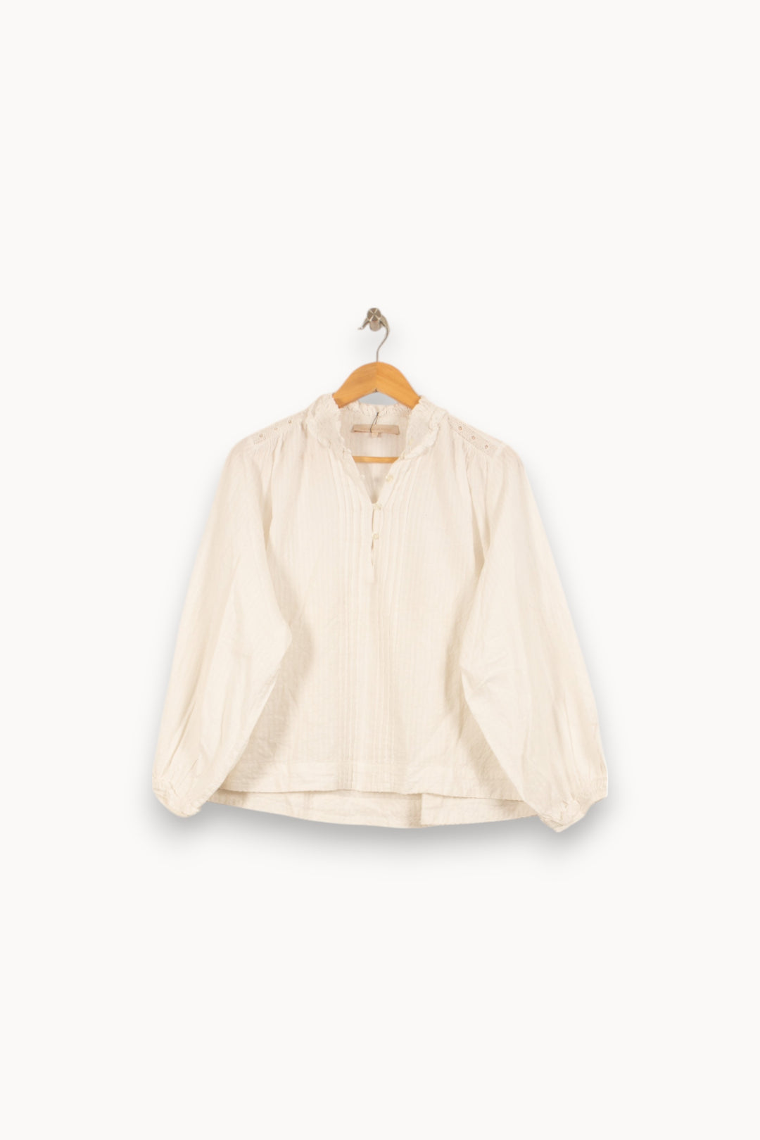 Blouse Blanche - Taille L/40 de la marque Vanessa Bruno | PARAD45111 - Vendu par Paradigme - Image 2
