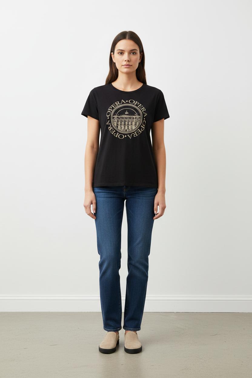 Tee-shirt Noir - Taille S/36