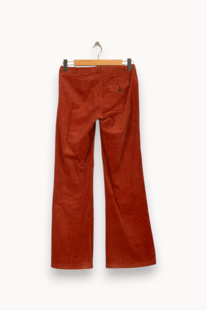 Pantalon Évasé Marron - Taille S/36 de la marque Pablo | PARAD45123 - Vendu par Paradigme - Image 4