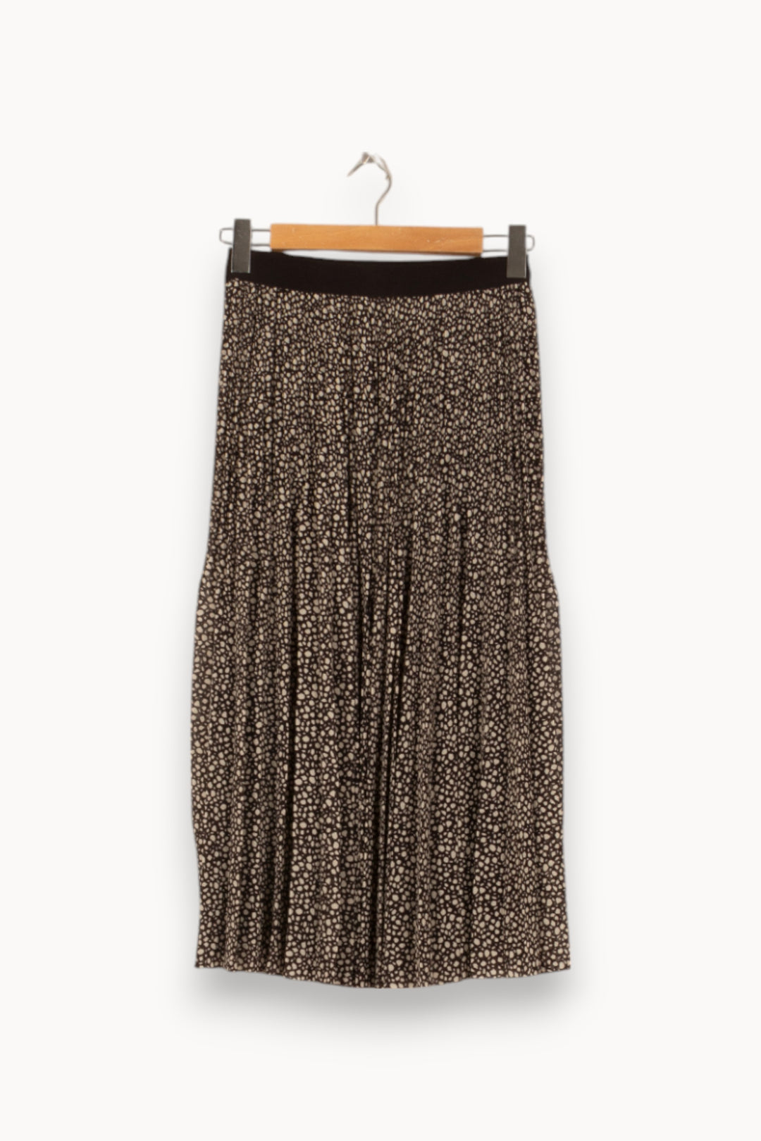 Jupe Longue Noire et Beige - Taille S/36 de la marque Gerard Darel | PARAD45124 - Vendu par Paradigme - Image 4