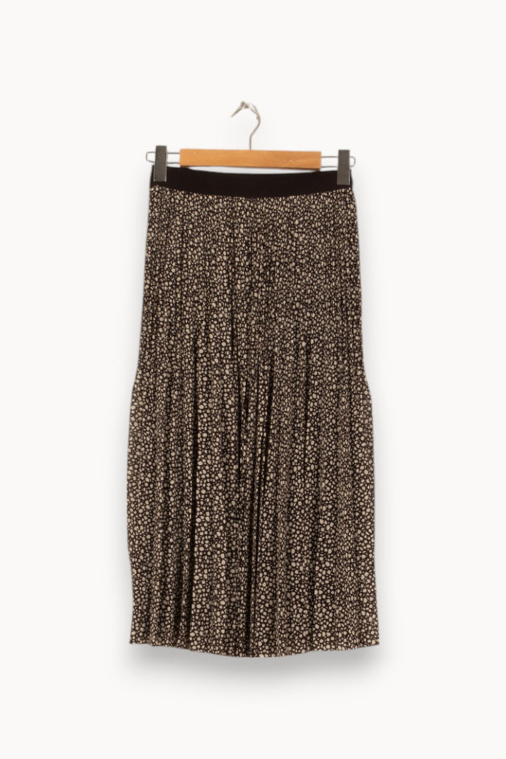 Jupe Longue Noire et Beige - Taille S/36 de la marque Gerard Darel | PARAD45124 - Vendu par Paradigme - Image 4