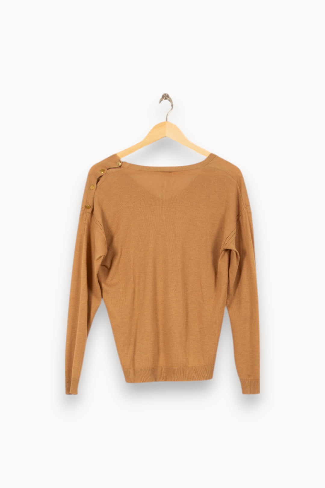 Pull Marron - Taille XS/34 de la marque Karl Marc John | PARAD45126 - Vendu par Paradigme - Image 4