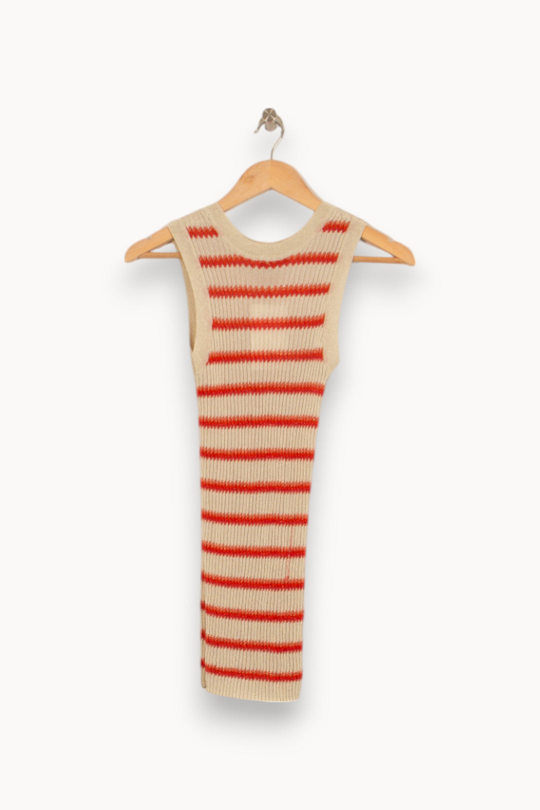 Débardeur Beige et Rouge - Taille M/38 de la marque ZAPA | PARAD45129 - Vendu par Paradigme - Image 4