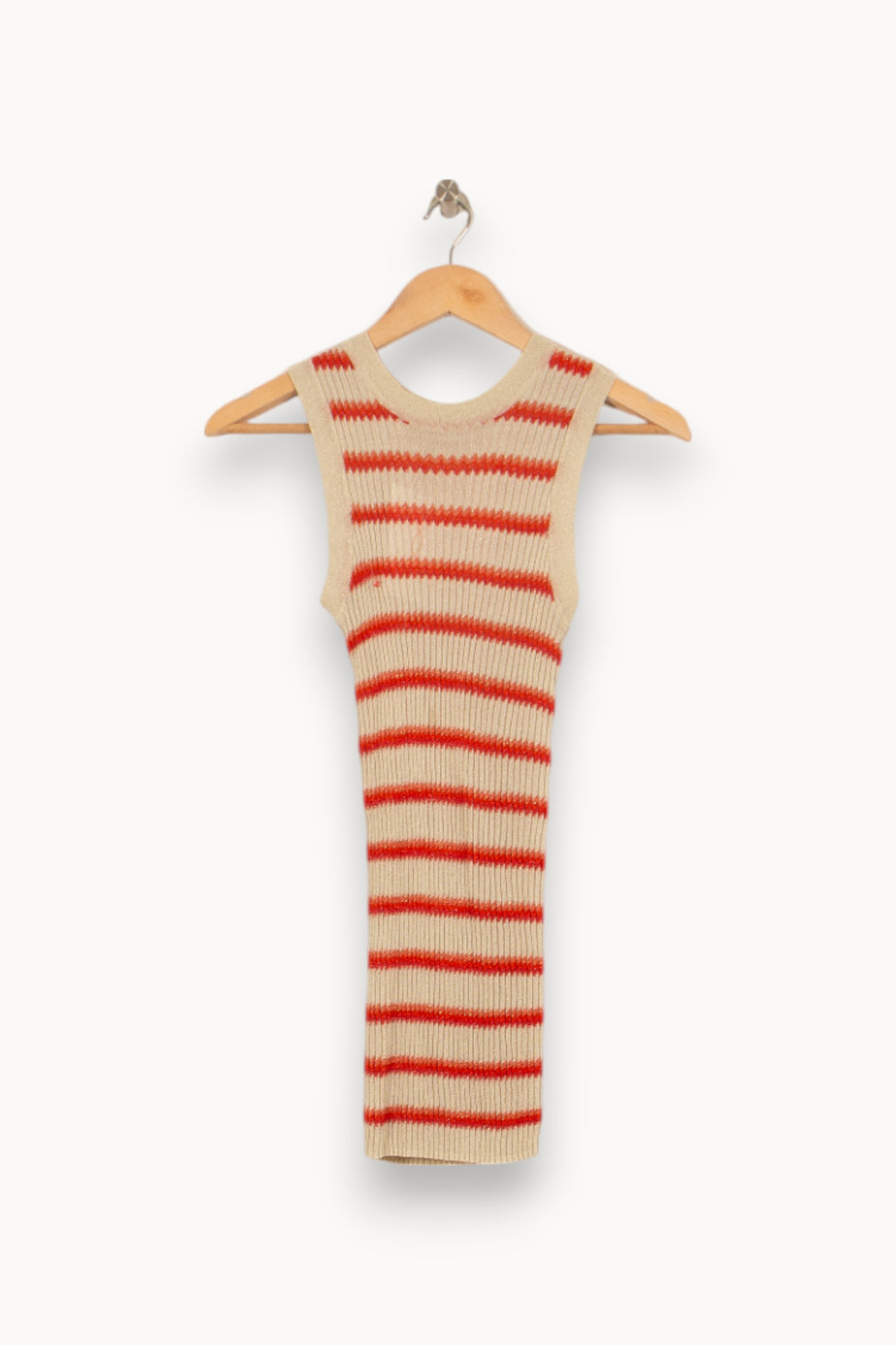 Débardeur Beige et Rouge - Taille M/38 de la marque ZAPA | PARAD45129 - Vendu par Paradigme - Image 2
