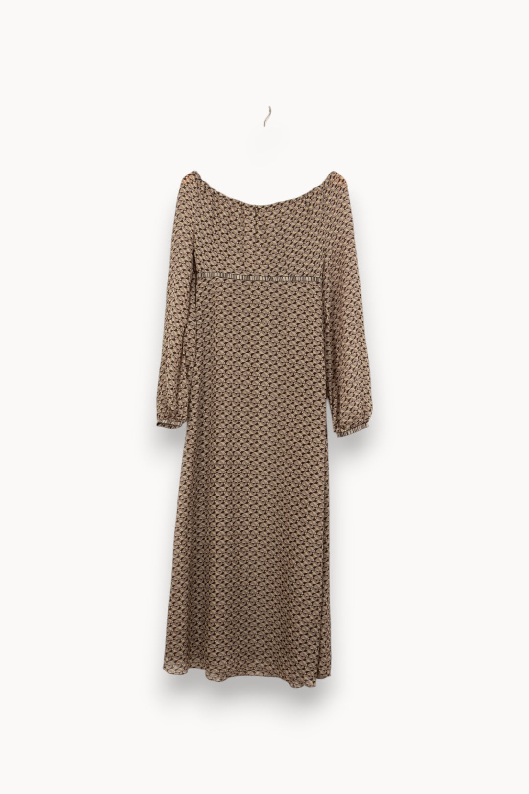 Robe Longue Marron et Beige - Taille M/38 de la marque ZAPA | PARAD45137 - Vendu par Paradigme - Image 4