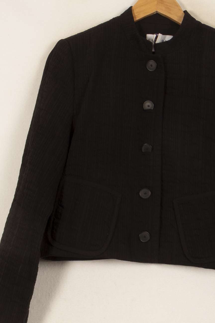 Veste Noire - Taille M/38 de la marque Claudie Pierlot | PARAD45143 - Vendu par Paradigme - Image 3