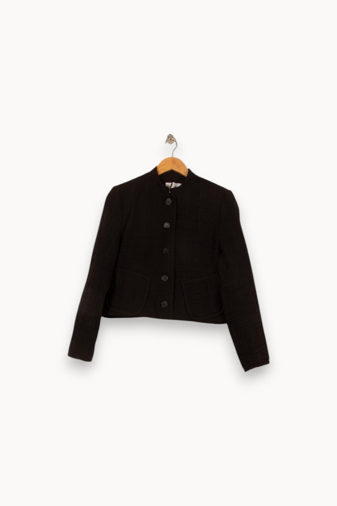 Veste Noire - Taille M/38 de la marque Claudie Pierlot | PARAD45143 - Vendu par Paradigme - Image 2