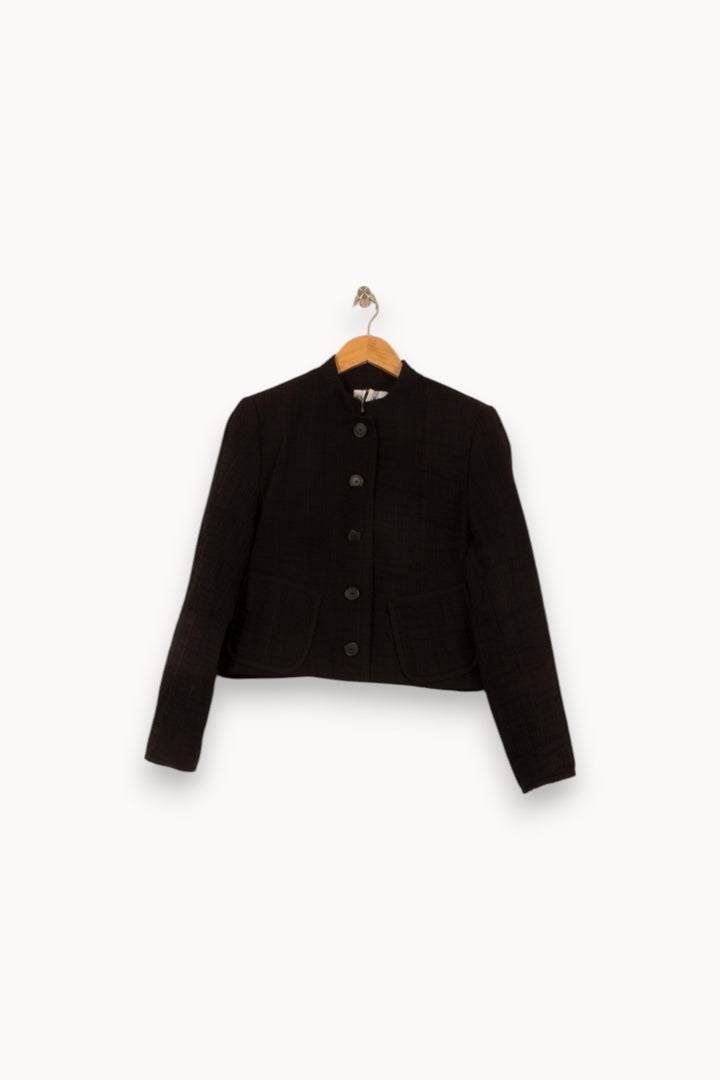 Veste Noire - Taille M/38 de la marque Claudie Pierlot | PARAD45143 - Vendu par Paradigme - Image 2