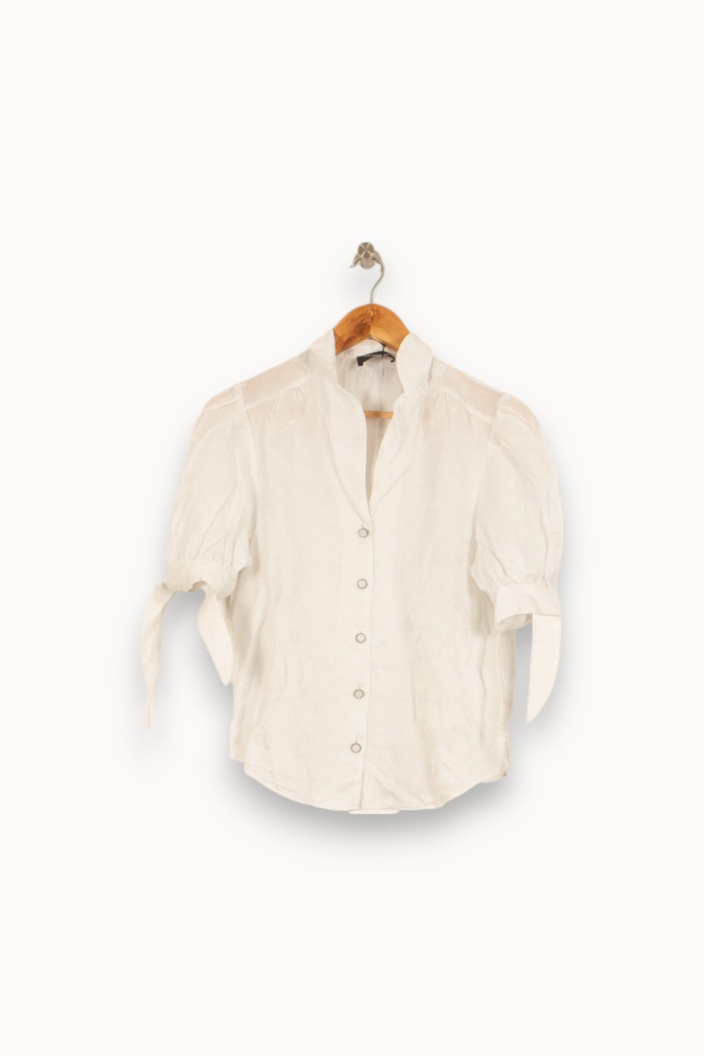 Blouse Blanche - Taille L/40 de la marque The Kooples | PARAD45144 - Vendu par Paradigme - Image 2