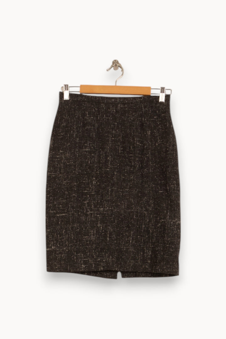 Jupe Droite Grise - Taille L/40 de la marque Gerard Darel | PARAD45146 - Vendu par Paradigme - Image 2