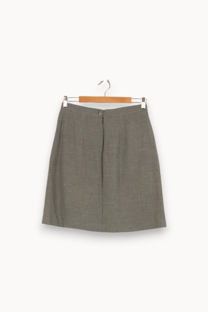 Jupe Droite Grise - Taille XL/42 de la marque Caroll | PARAD45147 - Vendu par Paradigme - Image 4