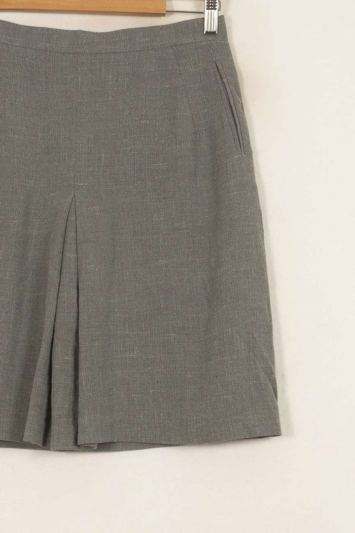 Jupe Droite Grise - Taille XL/42 de la marque Caroll | PARAD45147 - Vendu par Paradigme - Image 3