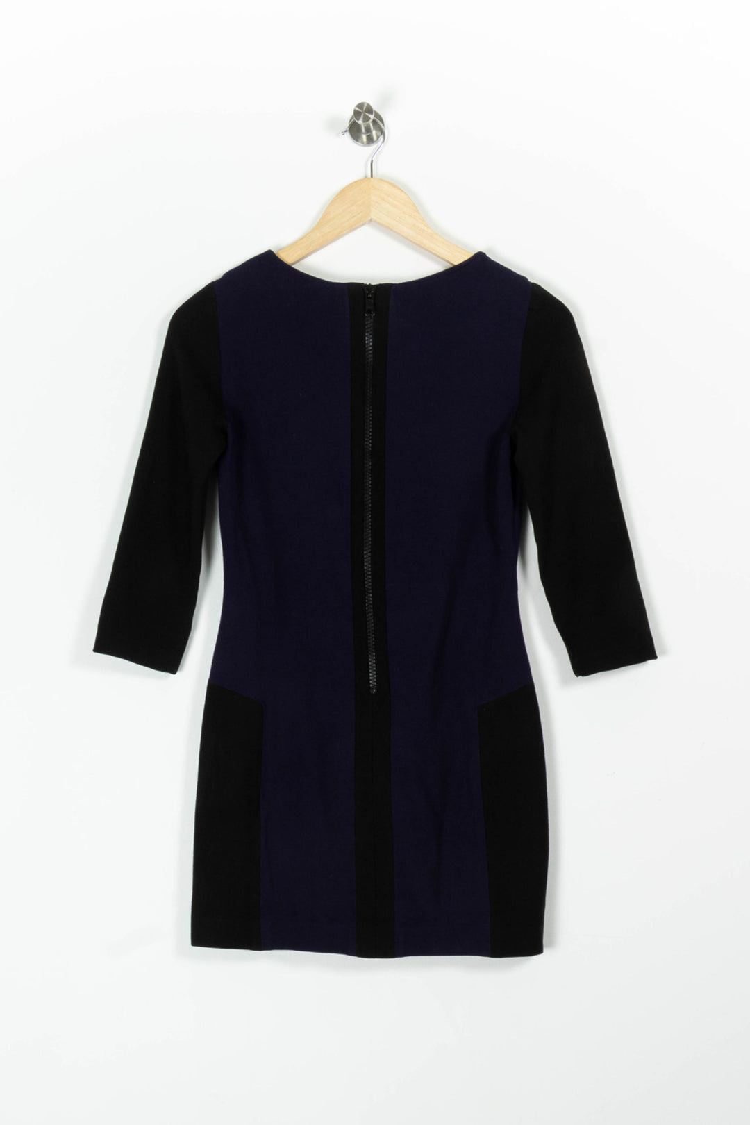 Robe violette et noire - Taille S/36 de la marque Sandro | PARAD45164 - Vendu par Paradigme - Image 4