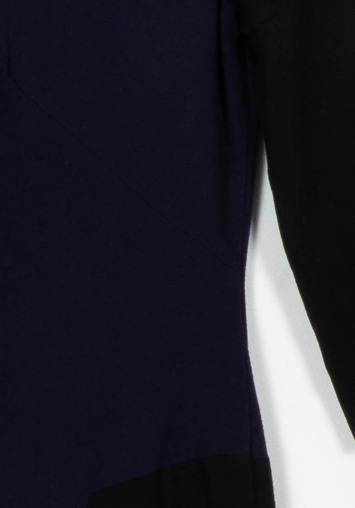 Robe violette et noire - Taille S/36 de la marque Sandro | PARAD45164 - Vendu par Paradigme - Image 3