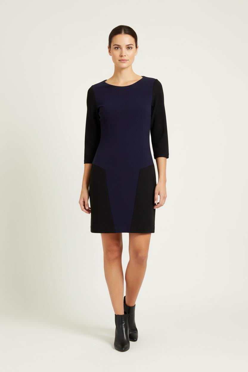 Robe violette et noire - Taille S/36 de la marque Sandro | PARAD45164 - Vendu par Paradigme - Image 1