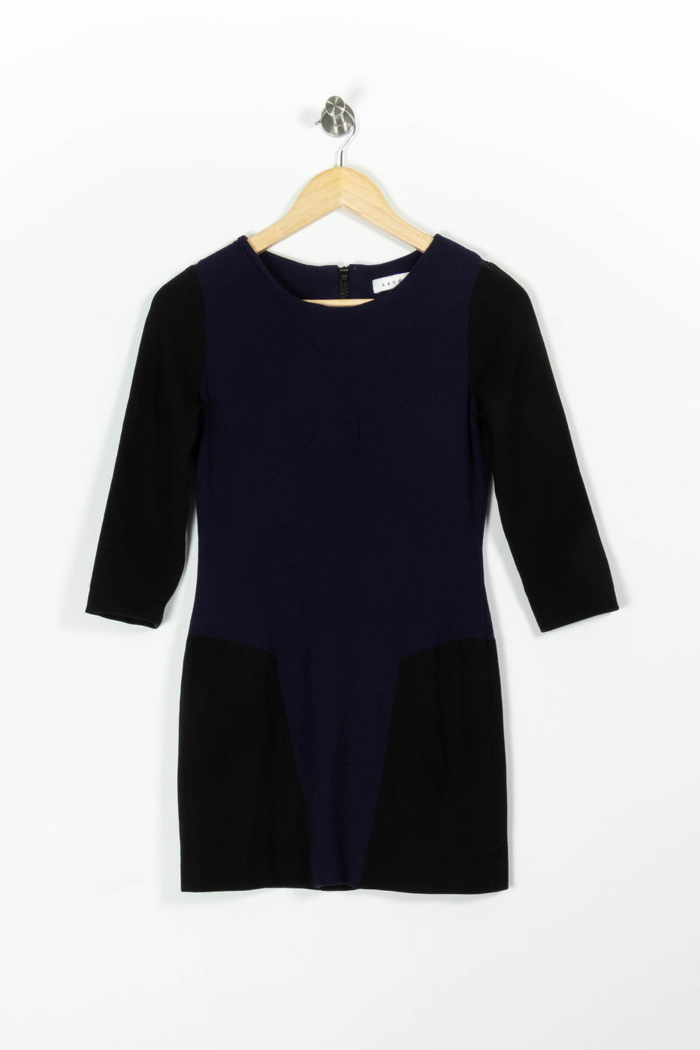 Robe violette et noire - Taille S/36 de la marque Sandro | PARAD45164 - Vendu par Paradigme - Image 2