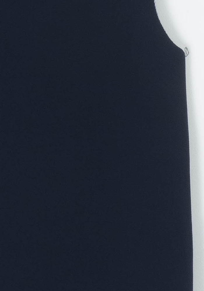 Robe bleu foncé - Taille M/38 de la marque La Fée Maraboutée | PARAD45167 - Vendu par Paradigme - Image 3