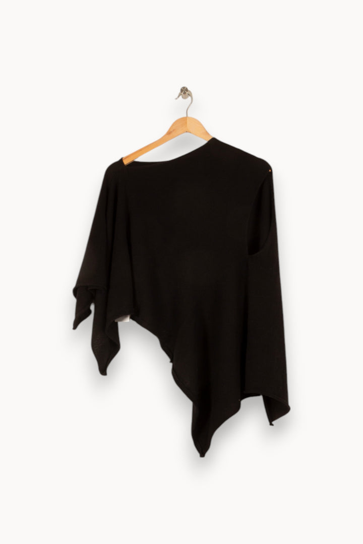 Poncho noir - Taille M/38 de la marque One Step | PARAD45171 - Vendu par Paradigme - Image 3