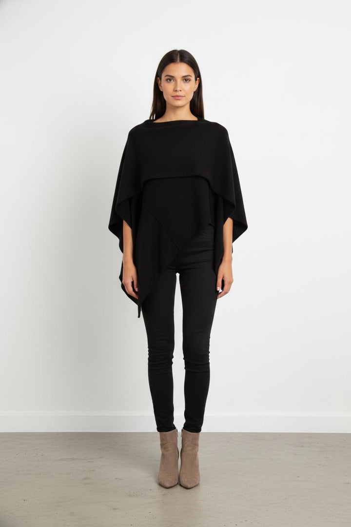 Poncho noir - Taille M/38