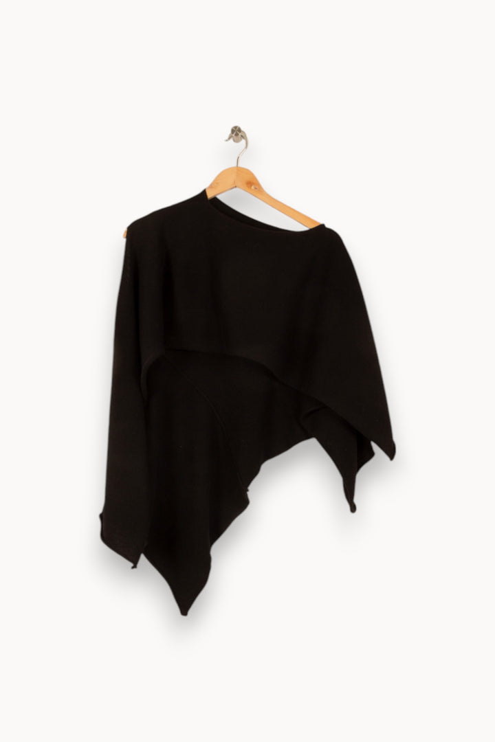 Poncho noir - Taille M/38 de la marque One Step | PARAD45171 - Vendu par Paradigme - Image 1