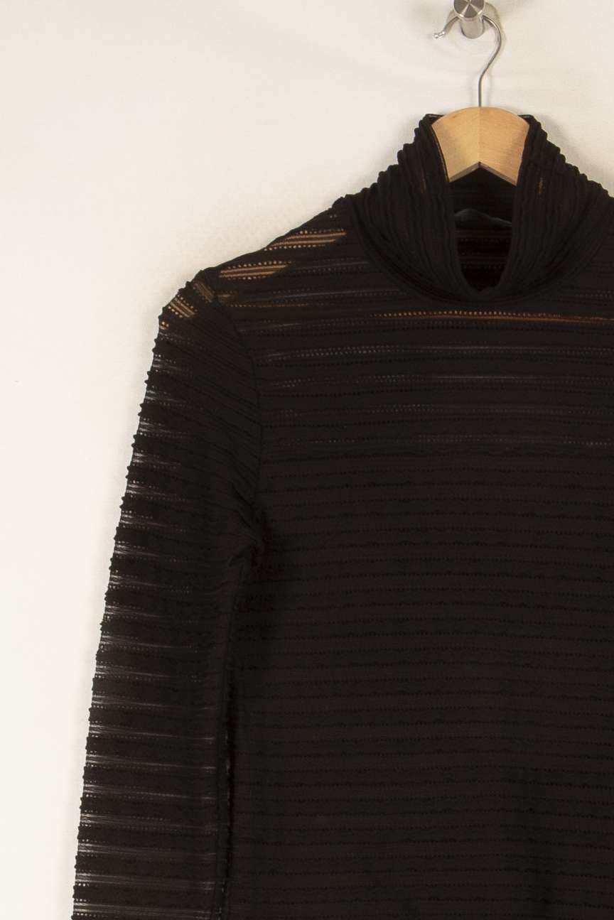 T-shirt manches longues noir - Taille S/36 de la marque One Step | PARAD45172 - Vendu par Paradigme - Image 2