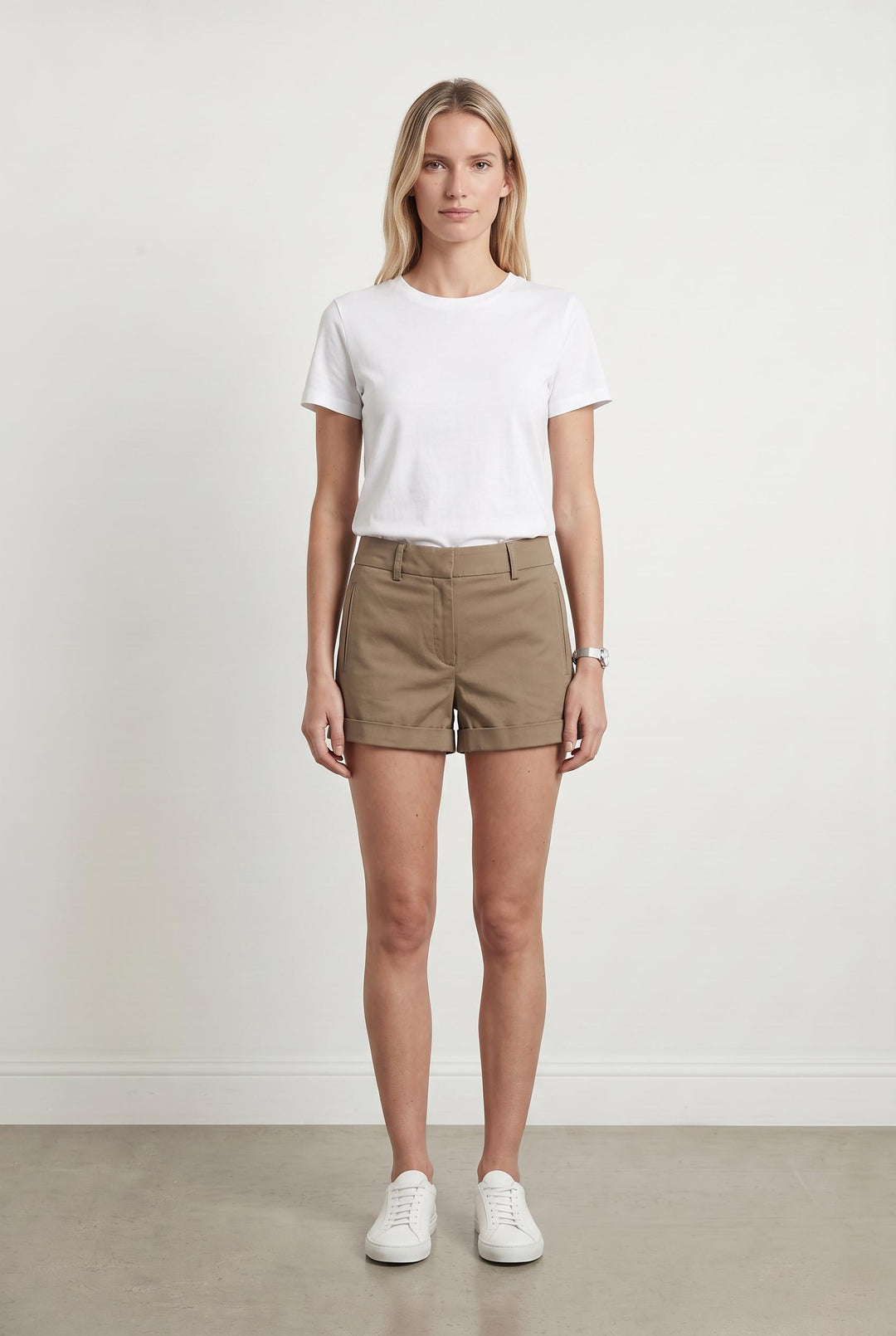 Short beige - Taille XS/34 de la marque Maje | PARAD45173 - Vendu par Paradigme - Image 1