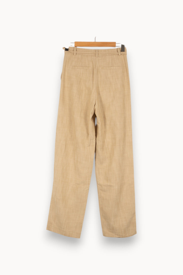 Pantalon beige - Taille S/36 de la marque Claudie Pierlot | PARAD45178 - Vendu par Paradigme - Image 3