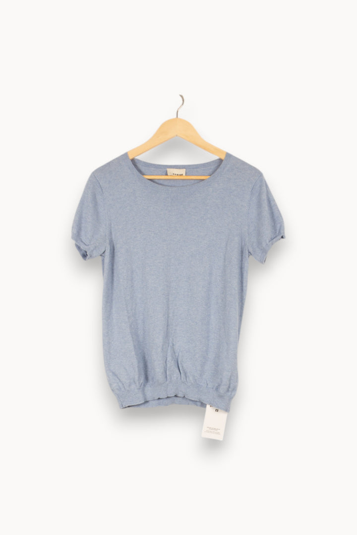 T-shirt bleu - Taille XXL/44 de la marque Rodier | PARAD45179 - Vendu par Paradigme - Image 1